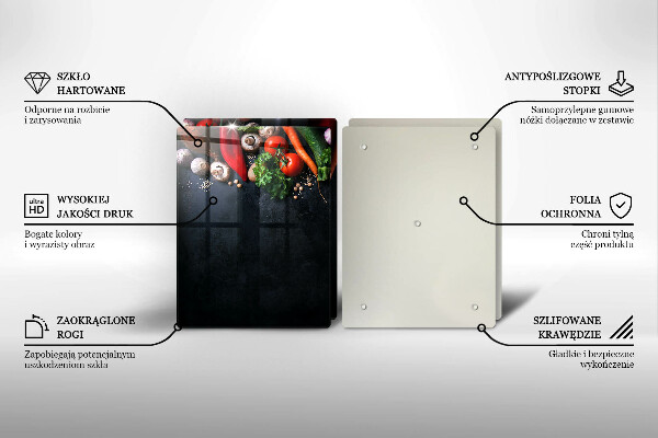 Worktop protector Colorful vegetables