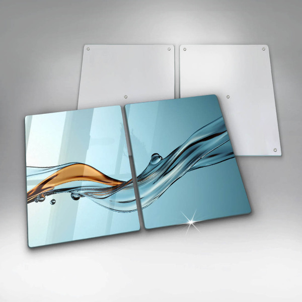 Worktop protector Water on a blue background