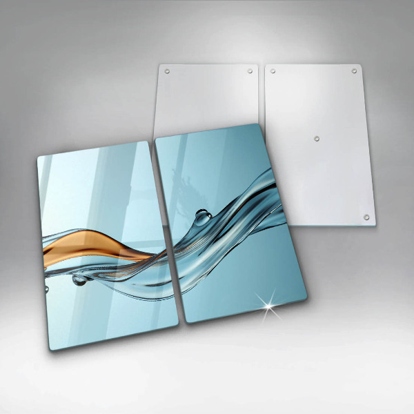 Worktop protector Water on a blue background