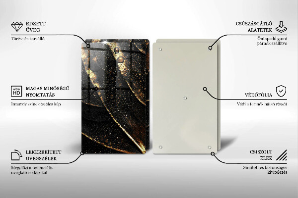 Worktop protector Golden leaf