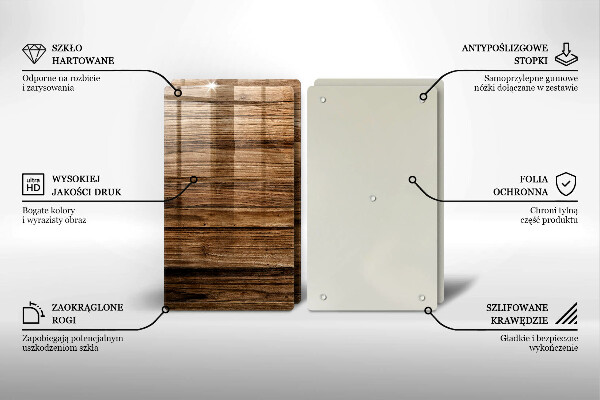 Worktop protector Wood texture