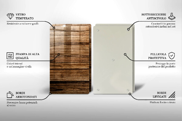 Worktop protector Wood texture