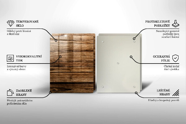 Worktop protector Wood texture