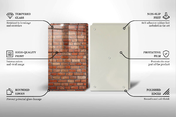 Chopping board Brick wall