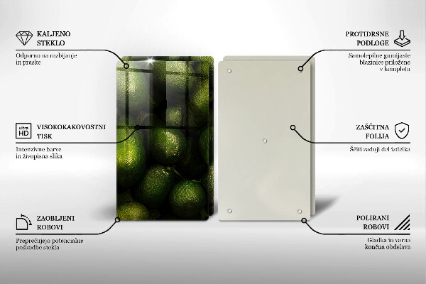 Chopping board Avocado fruit