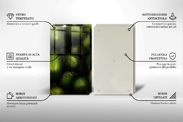 Chopping board Avocado fruit