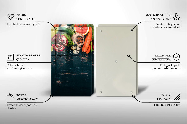 Chopping board Fruits and vegetables