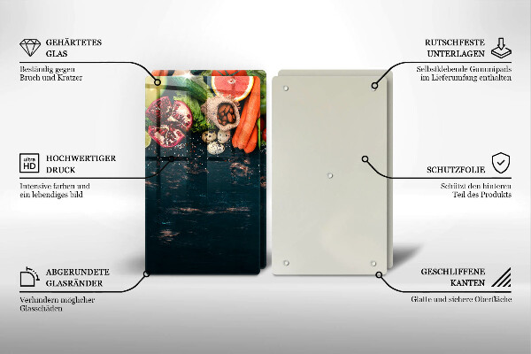 Chopping board Fruits and vegetables