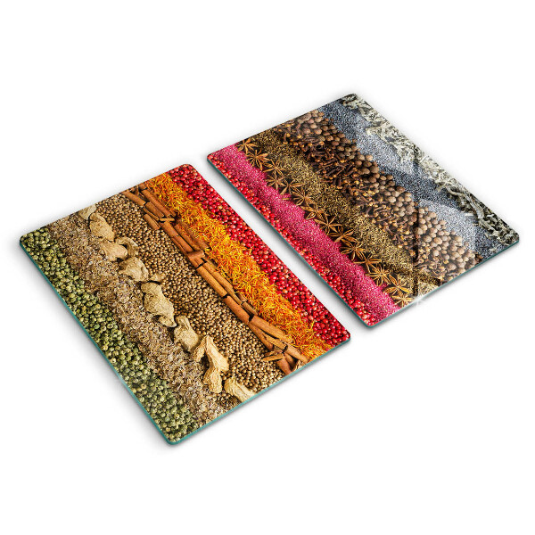 Chopping board Colorful spices