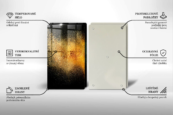 Chopping board Colorful spices