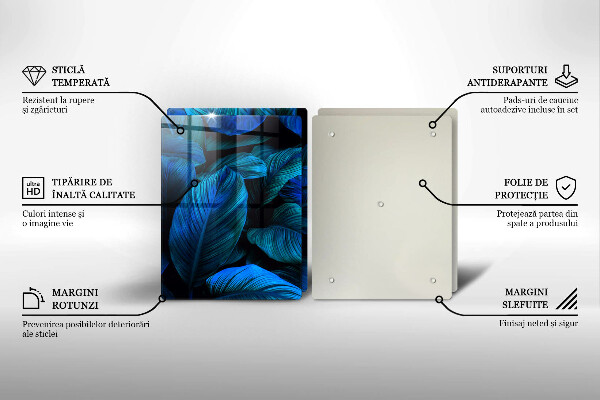 Chopping board Jungle vegetation leaves