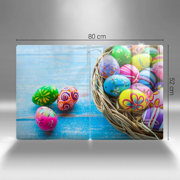 Chopping board Easter eggs