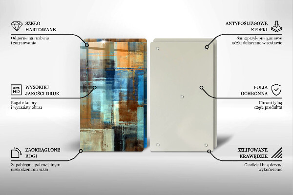 Chopping board Painted background