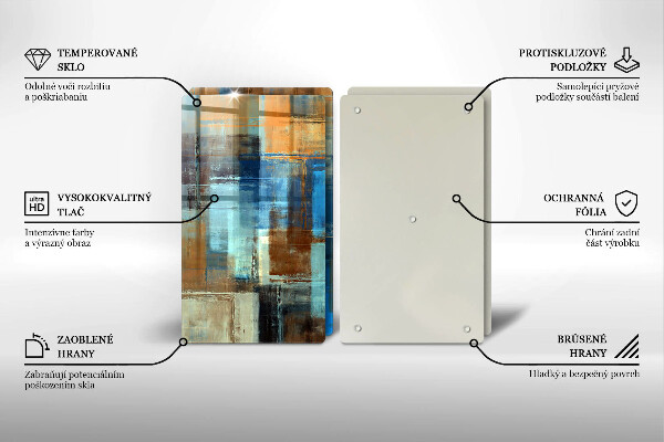 Chopping board Painted background