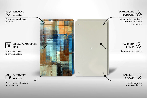 Chopping board Painted background