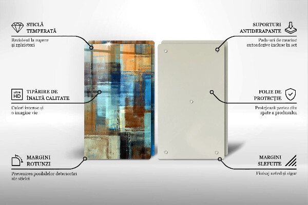 Chopping board Painted background