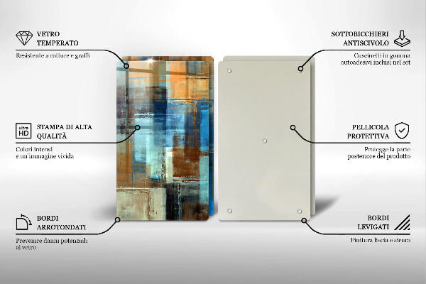 Chopping board Painted background