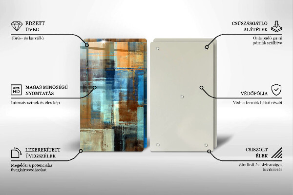 Chopping board Painted background