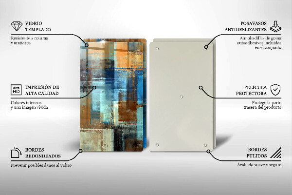 Chopping board Painted background