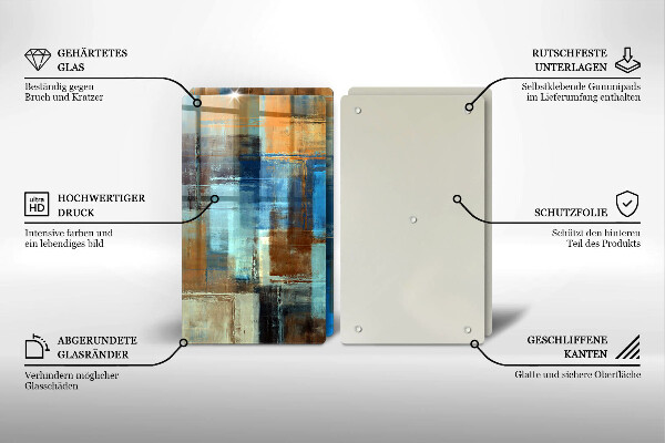 Chopping board Painted background