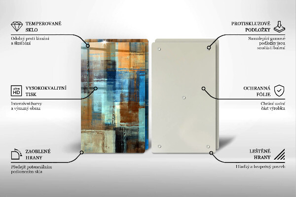 Chopping board Painted background