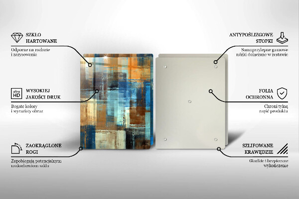 Chopping board Painted background