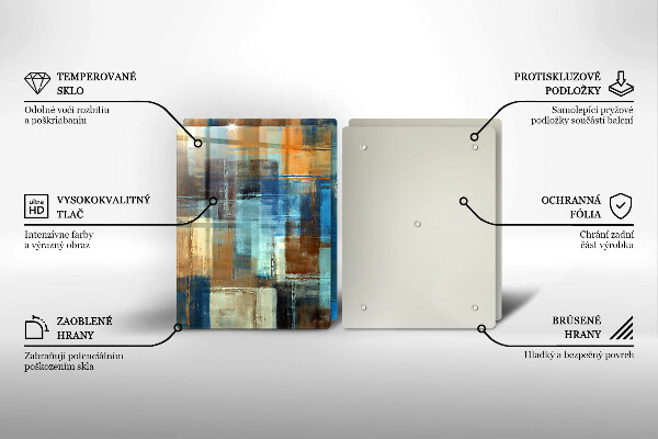 Chopping board Painted background