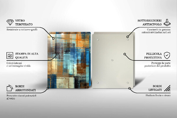 Chopping board Painted background