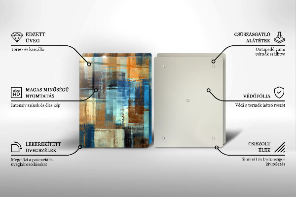 Chopping board Painted background