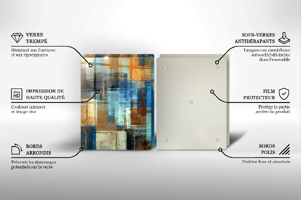 Chopping board Painted background