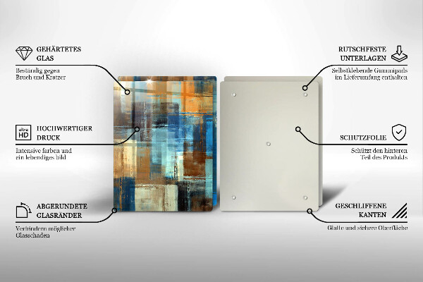 Chopping board Painted background