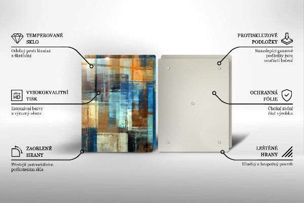 Chopping board Painted background