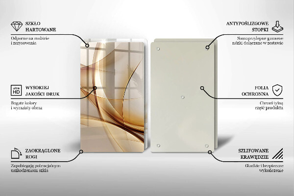 Chopping board Abstraction shapes