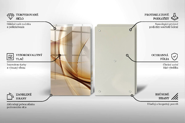 Chopping board Abstraction shapes