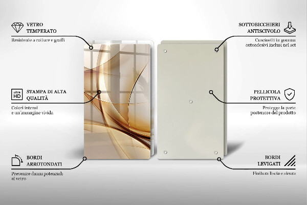 Chopping board Abstraction shapes