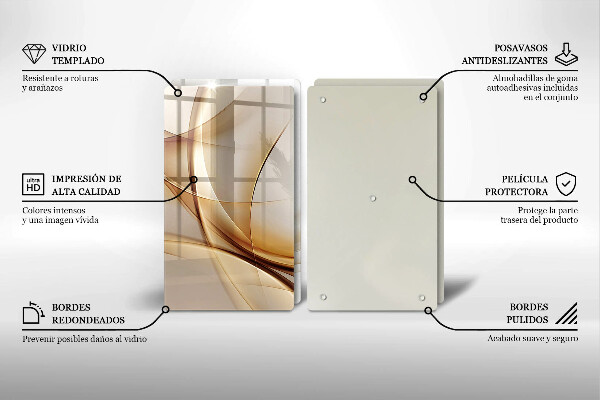 Chopping board Abstraction shapes