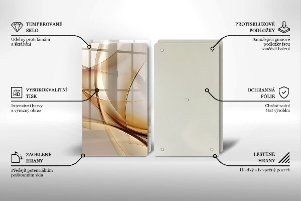 Chopping board Abstraction shapes