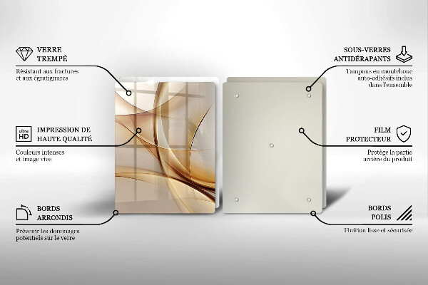Chopping board Abstraction shapes