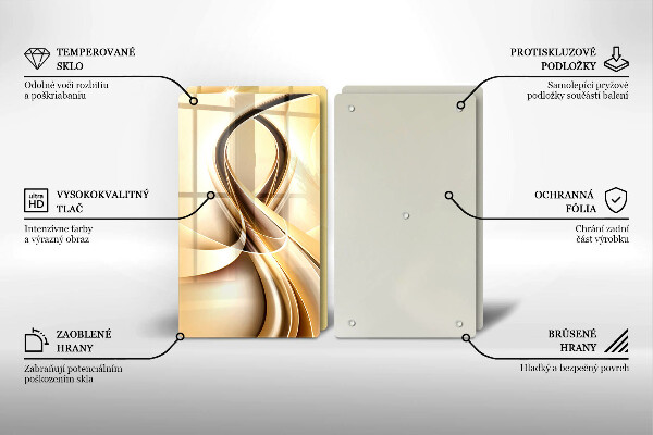 Chopping board Abstraction of smoke