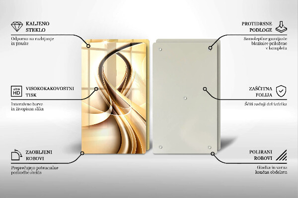 Chopping board Abstraction of smoke