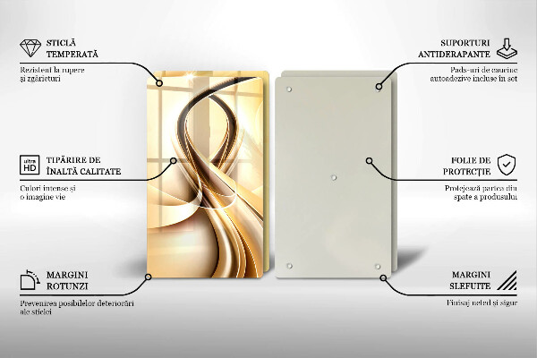 Chopping board Abstraction of smoke
