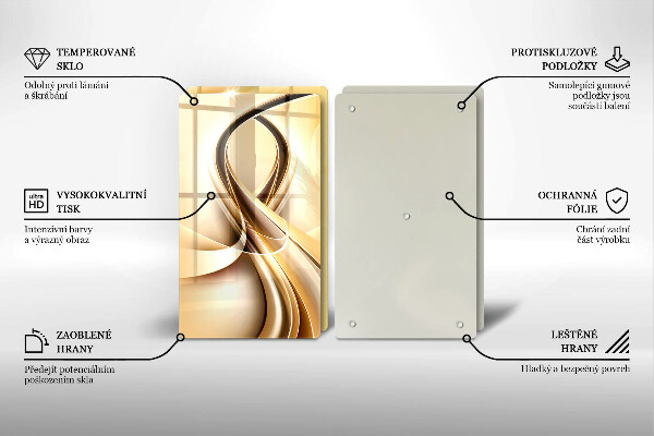 Chopping board Abstraction of smoke