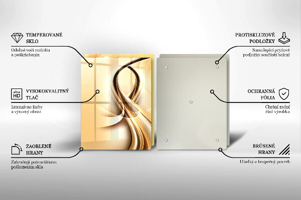 Chopping board Abstraction of smoke