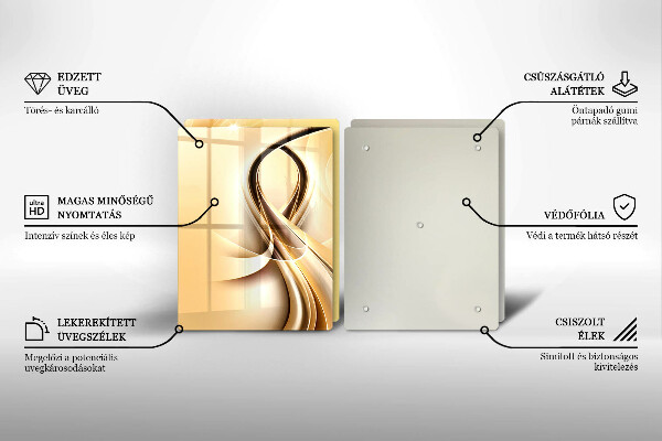 Chopping board Abstraction of smoke