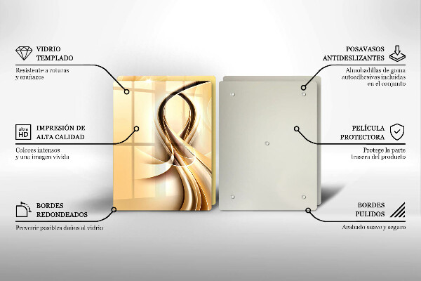 Chopping board Abstraction of smoke