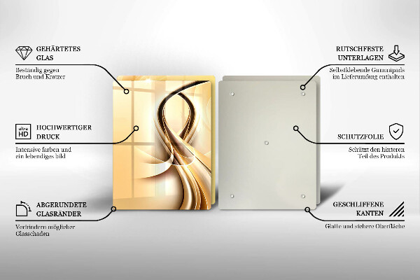 Chopping board Abstraction of smoke
