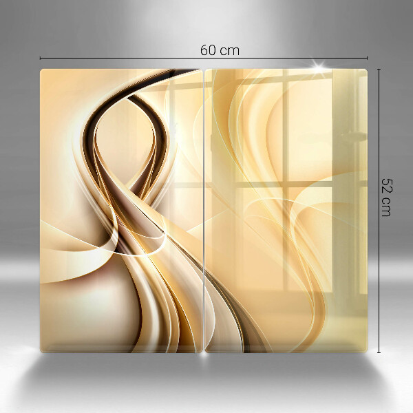 Chopping board Abstraction of smoke