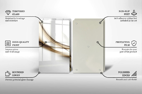 Chopping board Mild abstraction lines