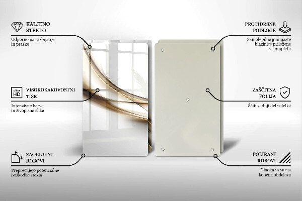 Chopping board Mild abstraction lines