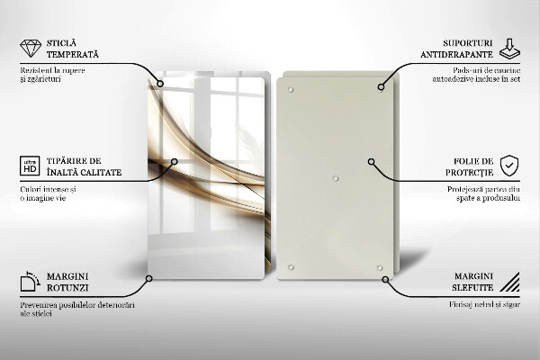 Chopping board Mild abstraction lines